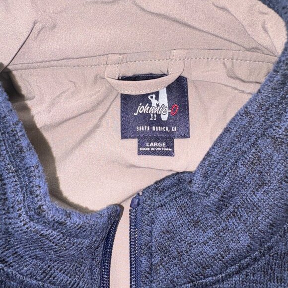 Men's Jonnie-O Double Zipper Navy Wes Vest - Prep Golf AT&T - Large - Picture 2 of 10